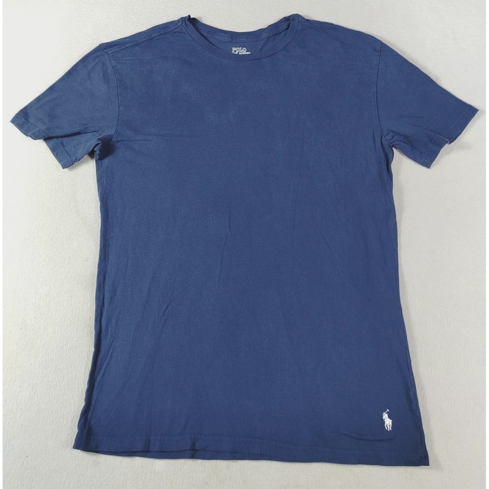 Polo Ralph Lauren Shirt Mens XL Blue Slim Fit Pony Logo Tee Preppy Casual